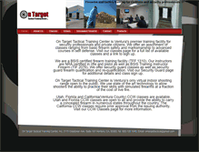 Tablet Screenshot of ontargettactical.com